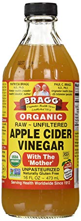 Bragg USDA Gluten Free Organic Raw Apple Cider Vinegar, with The Mother