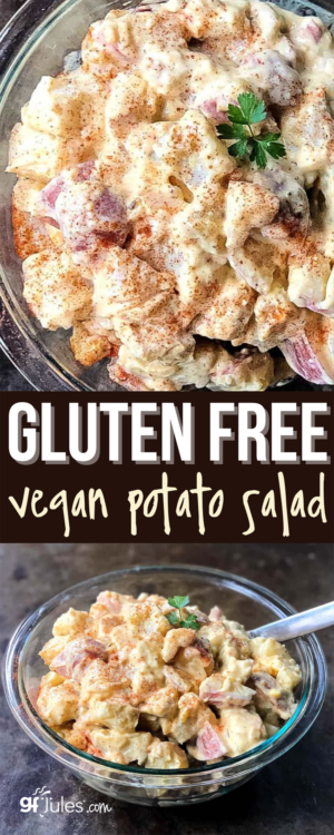 Vegan Potato Salad Recipe - Gluten free recipes - gfJules - with the #1 ...