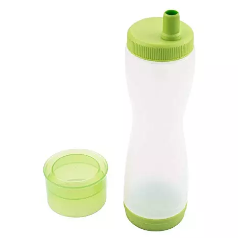 Tovolo Easy-Flow, Mess-Free Valve, Removable Cap, Pancake Pen 2.0, 3 Cup Batter Dispenser, Green