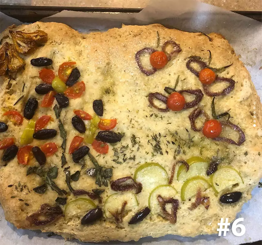 Melissa Weedman Gluten Free Focaccia Bread Art