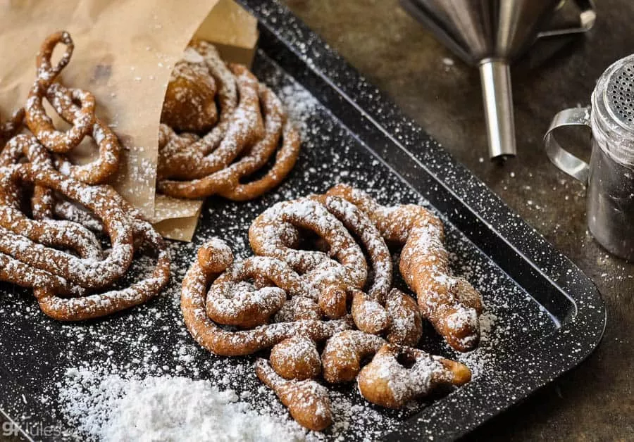 gluten free funnel cakes with clef