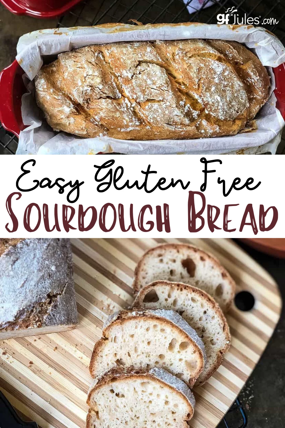 Gluten Free Sourdough Bread Recipe - authentic bread, no gluten |gfJules