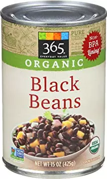 365 Everyday Value, Organic Black Beans, 15 oz