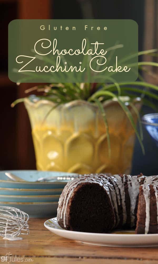 gluten free chocolate zucchini cake - light and airy and not too sweet. The perfect summer cake! | gfJules