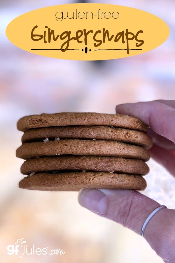 Thin Gluten Free Gingersnaps gfJules