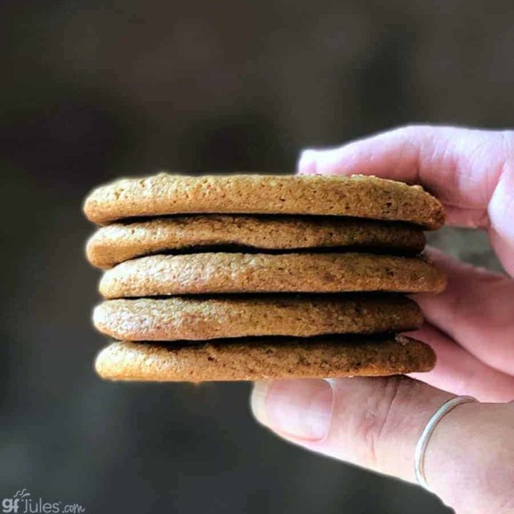 gluten free gingersnaps stack