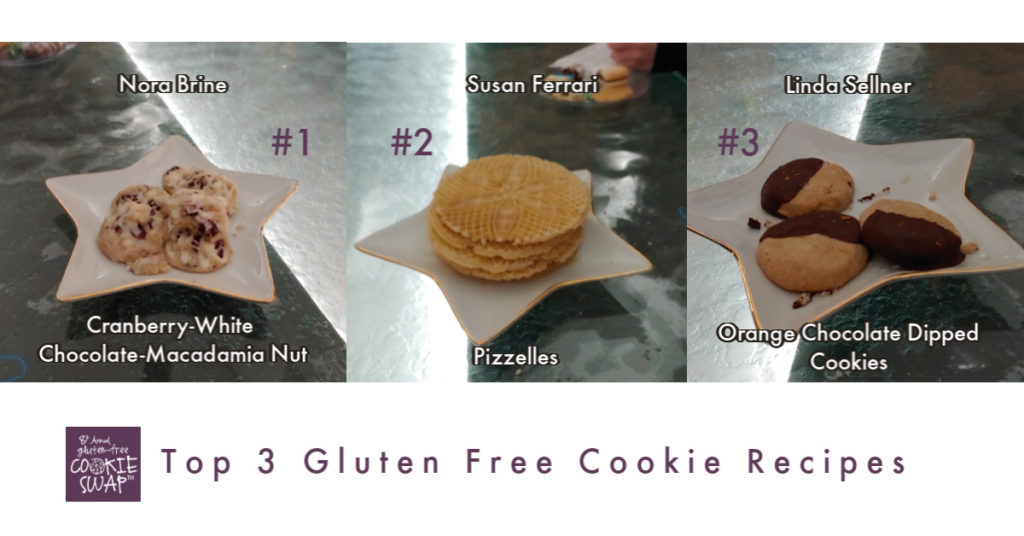 Top 3 Winning Cookie Recipes in the 2109 Gluten Free Cookie Swap