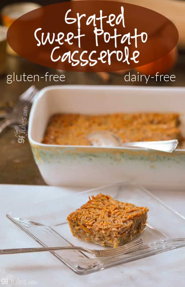 gluten free sweet potato casserole #glutenfree #dairyfree #sweetpotatocasserole | gfJules