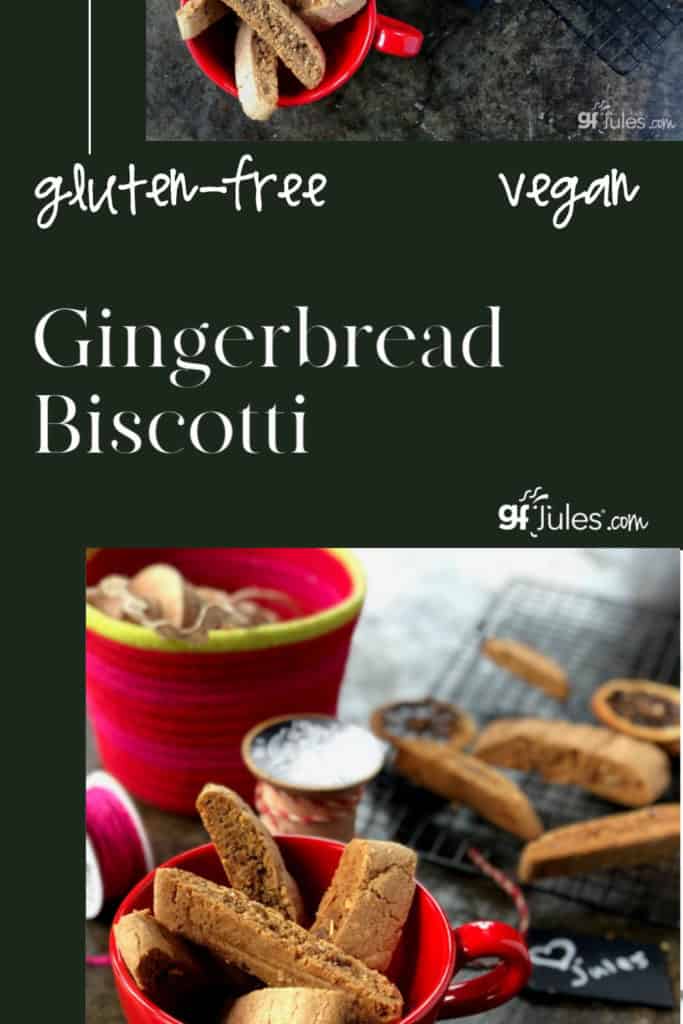 Gluten Free Gingerbread Biscotti | gfJules