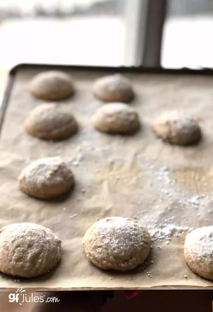 gluten free snowball cookies