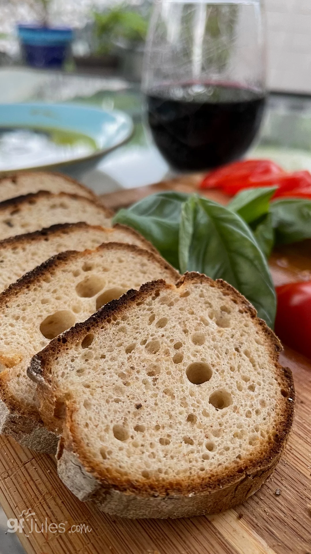 Crusty Gluten Free Baguettes made with gfJules Bread Mix