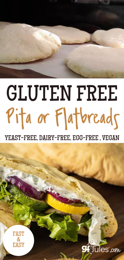 Gluten Free Pita Or Flatbreads - Make 'em Authentic W/gfJules!