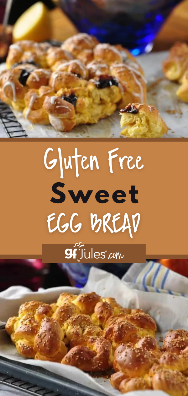 Gluten Free Sweet Egg Bread PIN
