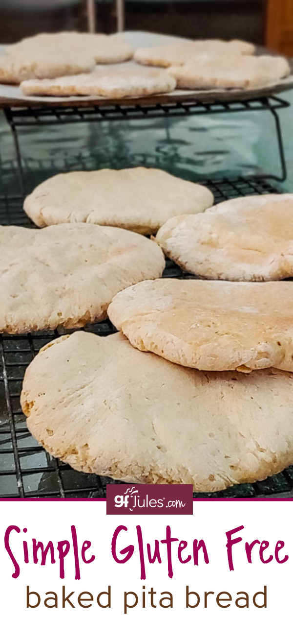 Simple Gluten Free Baked Pita Bread