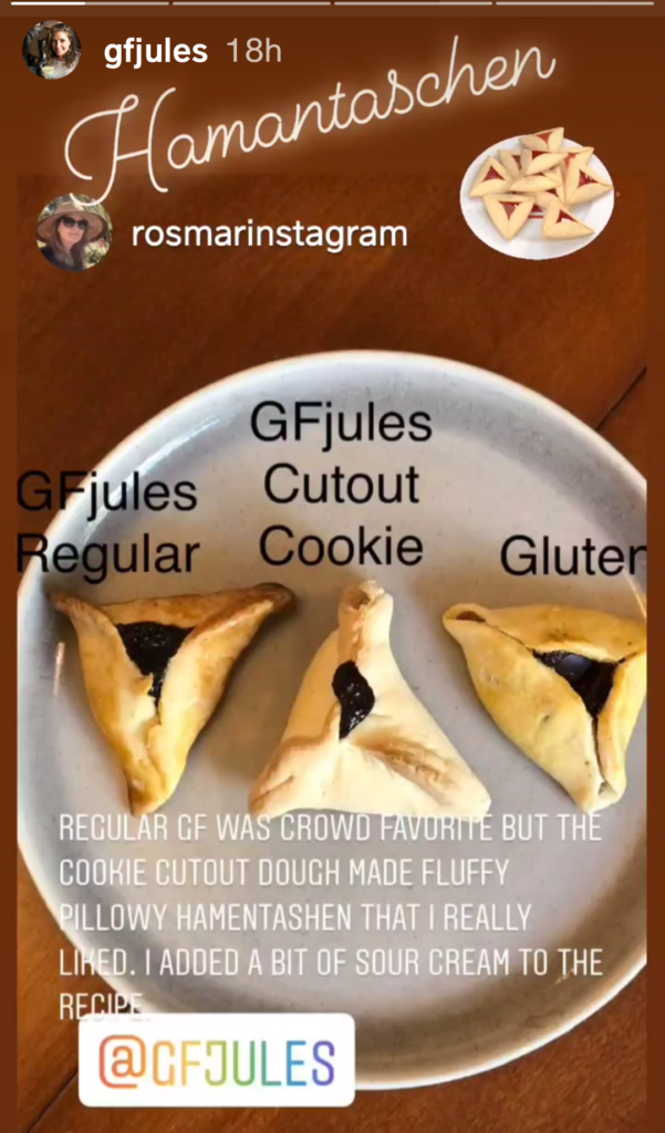 gluten free hamantaschen experiment