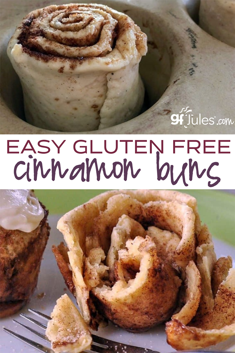 52 Minute Gluten Free Cinnamon Bun Recipe - quick & easy with gfJules