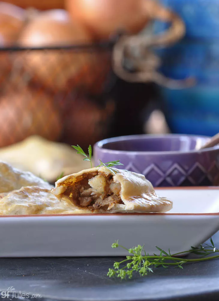 gluten free empanadas with bite parsley CU