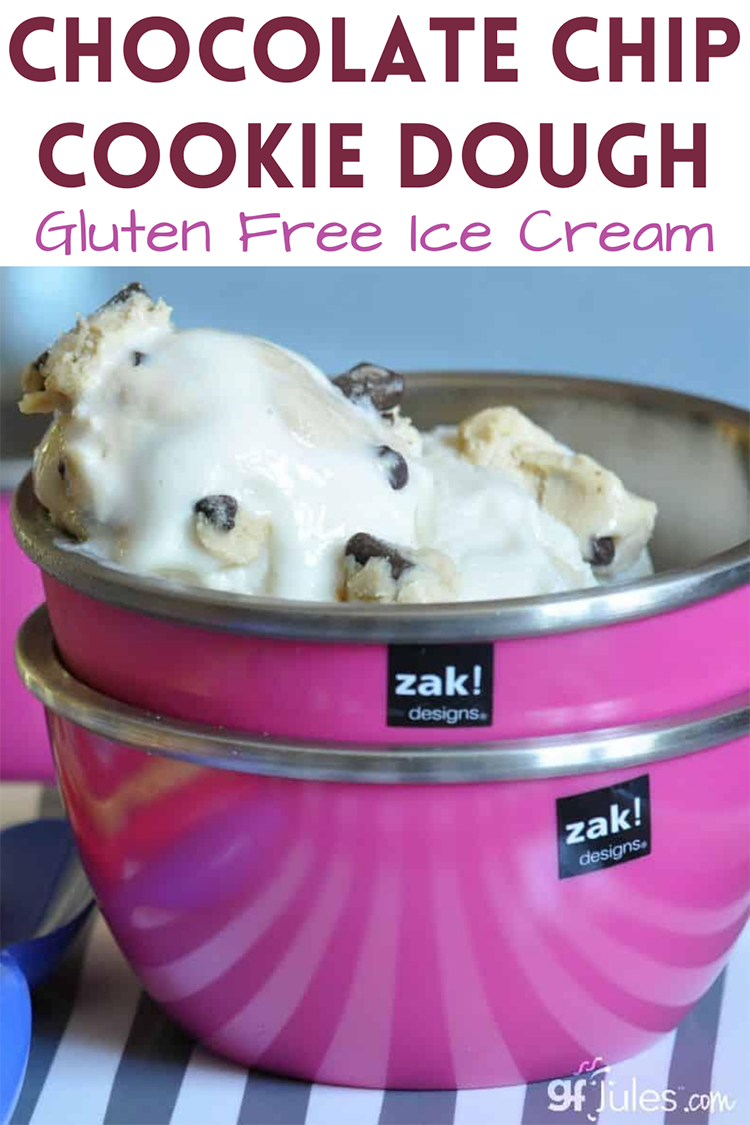 Homemade Gluten Free Cookie Dough Ice Cream Recipe