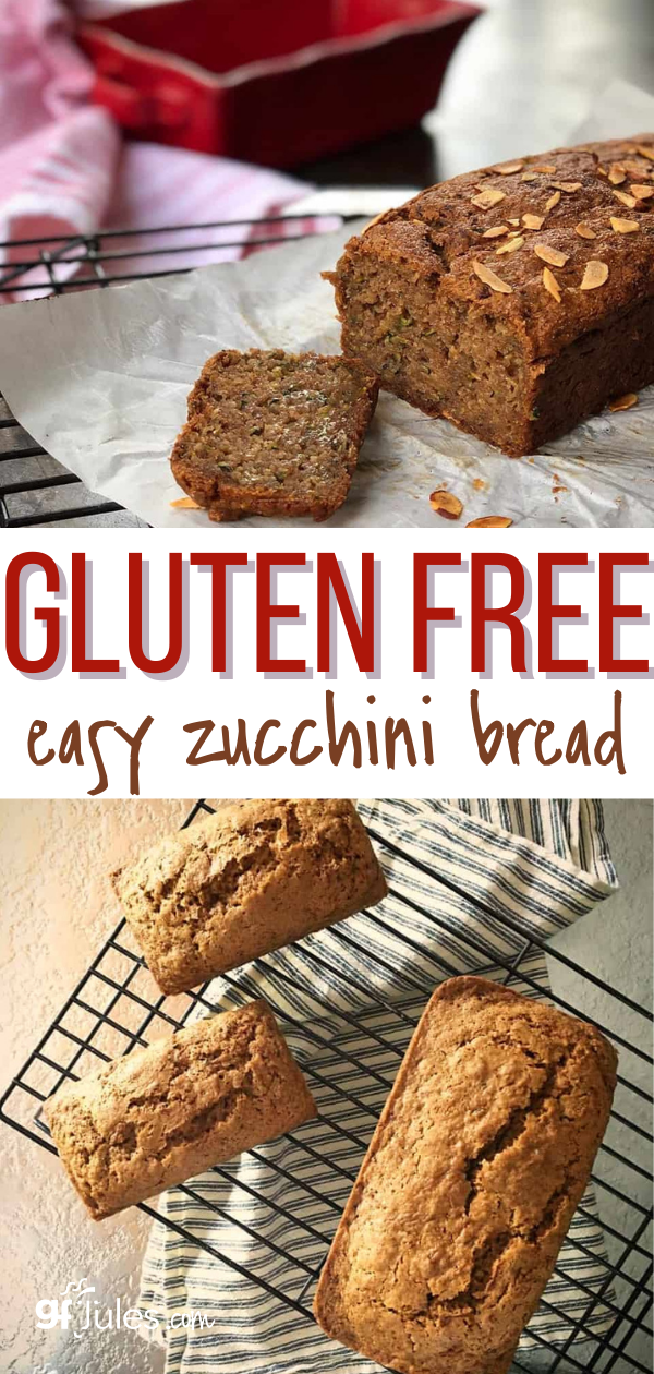 Gluten Free Easy Zucchini Bread