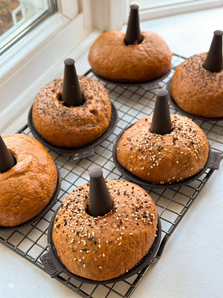 Gluten Free Bagels with lekue bagel makers -2-2