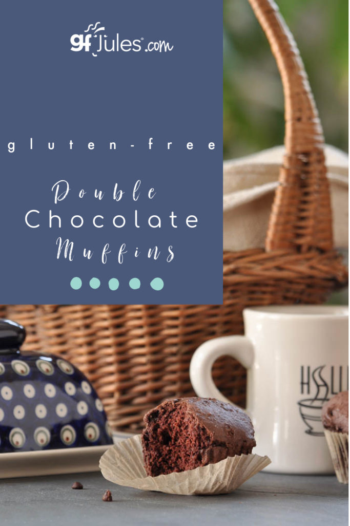 Gluten Free Double Chocolate Muffins | gfJules 