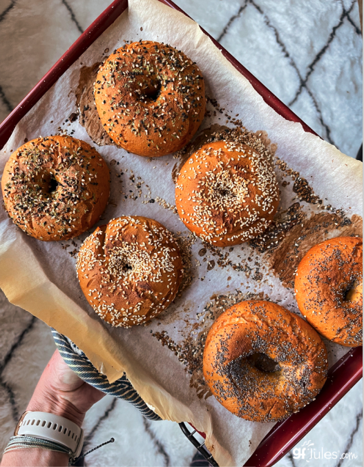 LEKUE Bagel Maker With 6 Individual Molds Brown for sale online