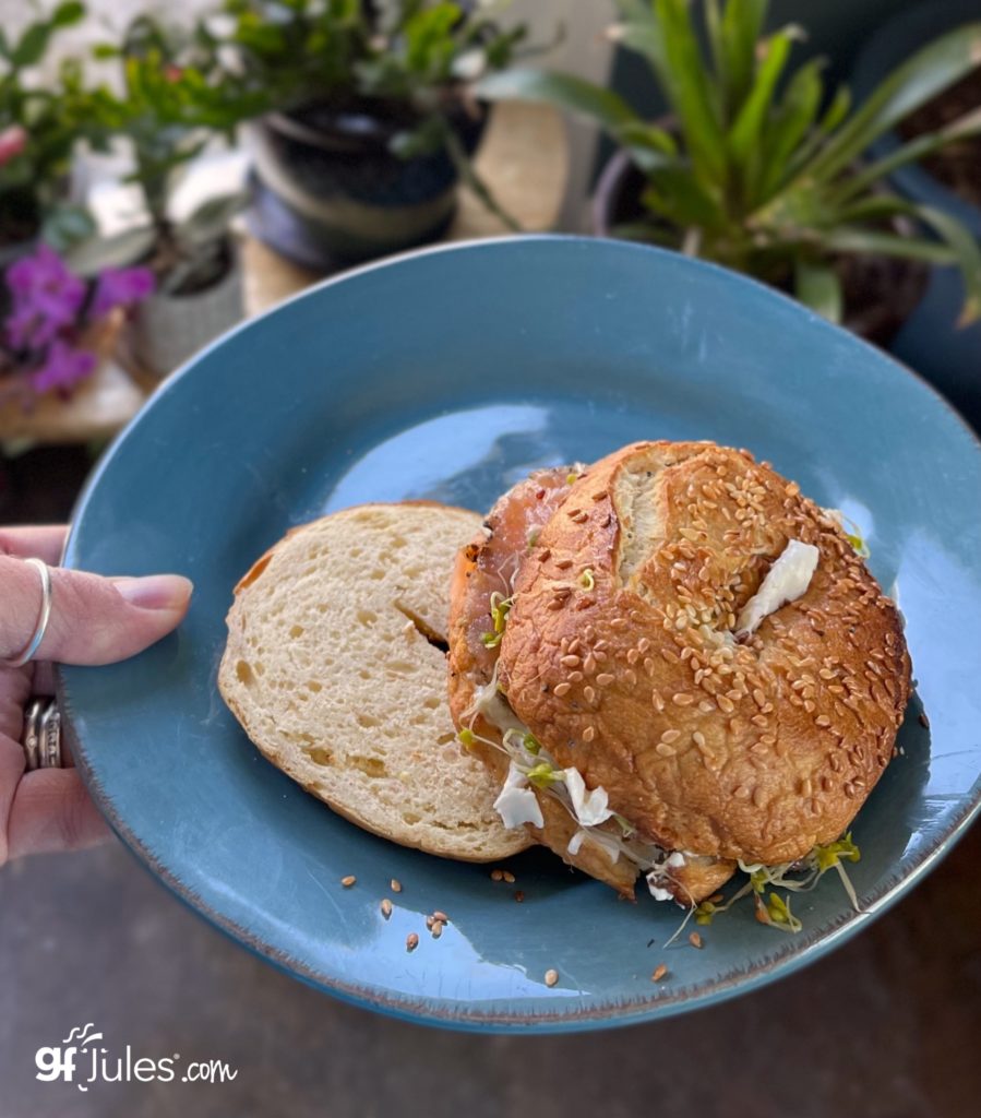 gluten free bagel and lox | gfJules.com