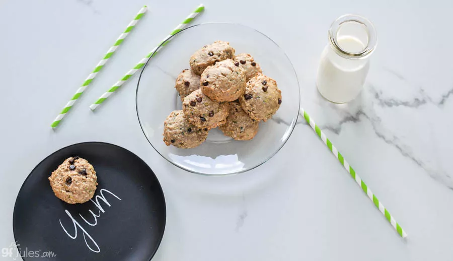 gluten free zucchini cookies banner| gfJules