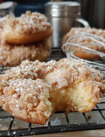gluten free crumb donuts on with bite 2 | gfJules