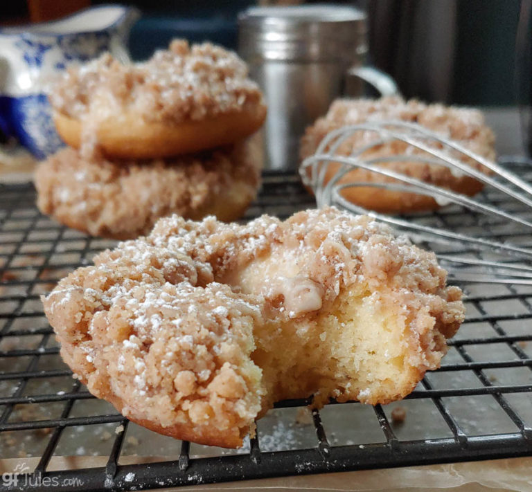 Gluten Free Crumb Donuts (Homemade Mock Entenmann's Crumb Donuts