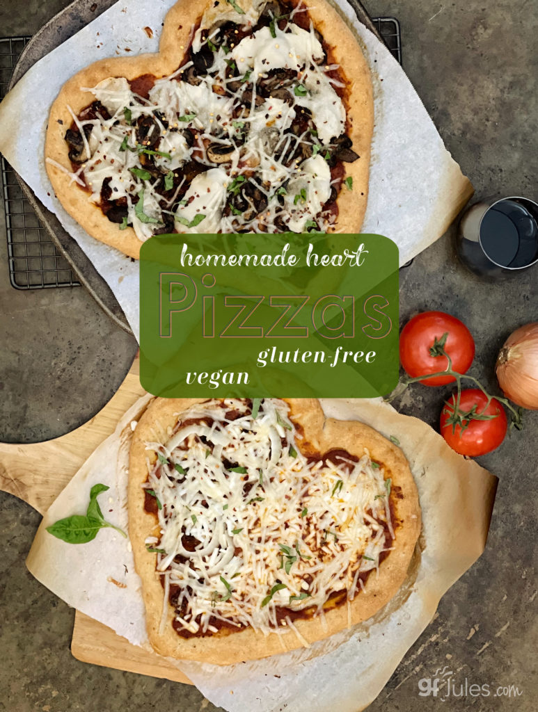 Gluten Free Homemade Heart Shaped Pizzas! | gfJules