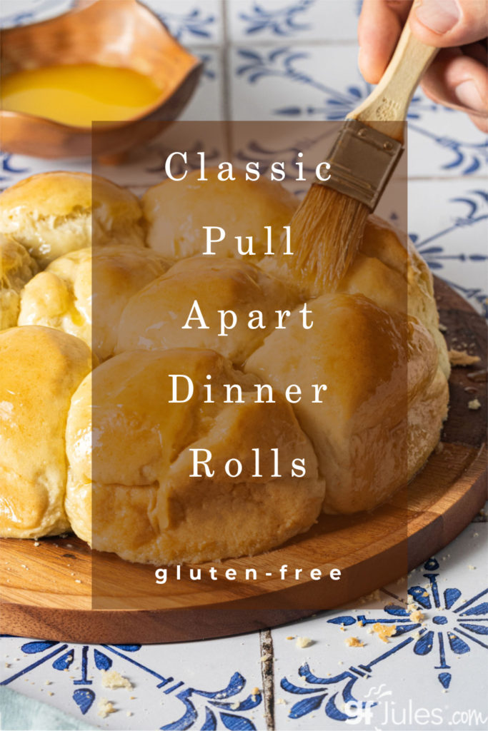 Classic Pull Apart Dinner Rolls - Homemade and Gluten Free | gfJules