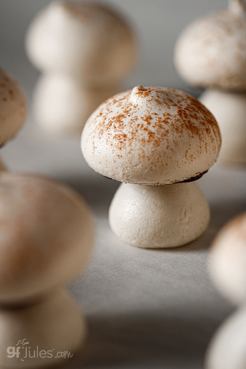 meringue mushrooms Gluten free recipes gfJules with the 1 Flour