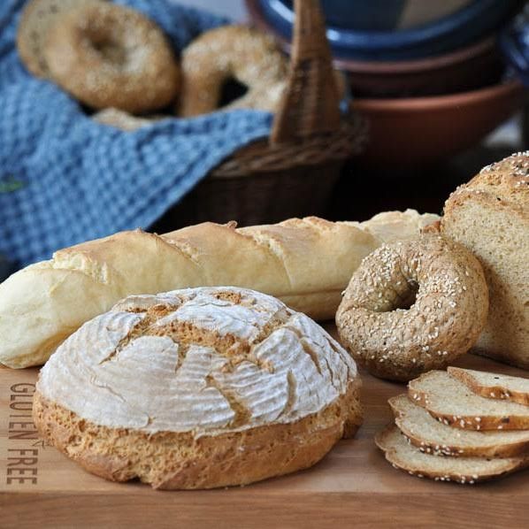 Homemade gluten free breads -- all of these can be made from my easily with award-winning gfJules Gluten Free Bread Mix!