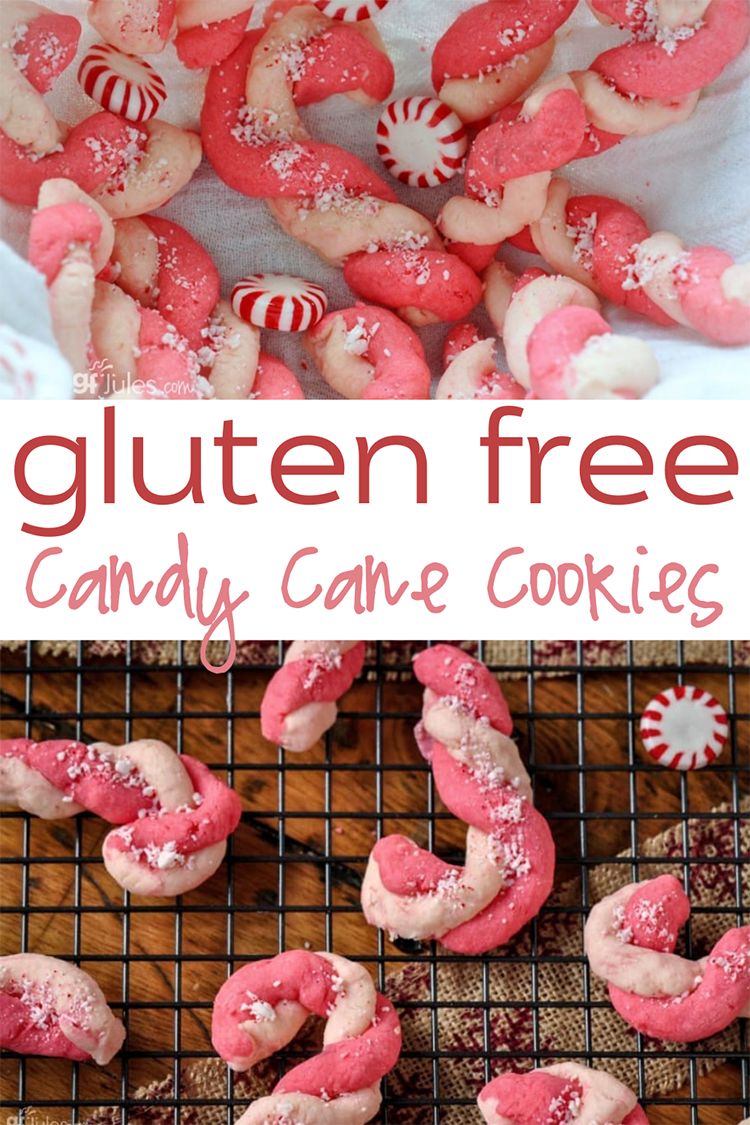 Gluten Free Candy Cane Cookies