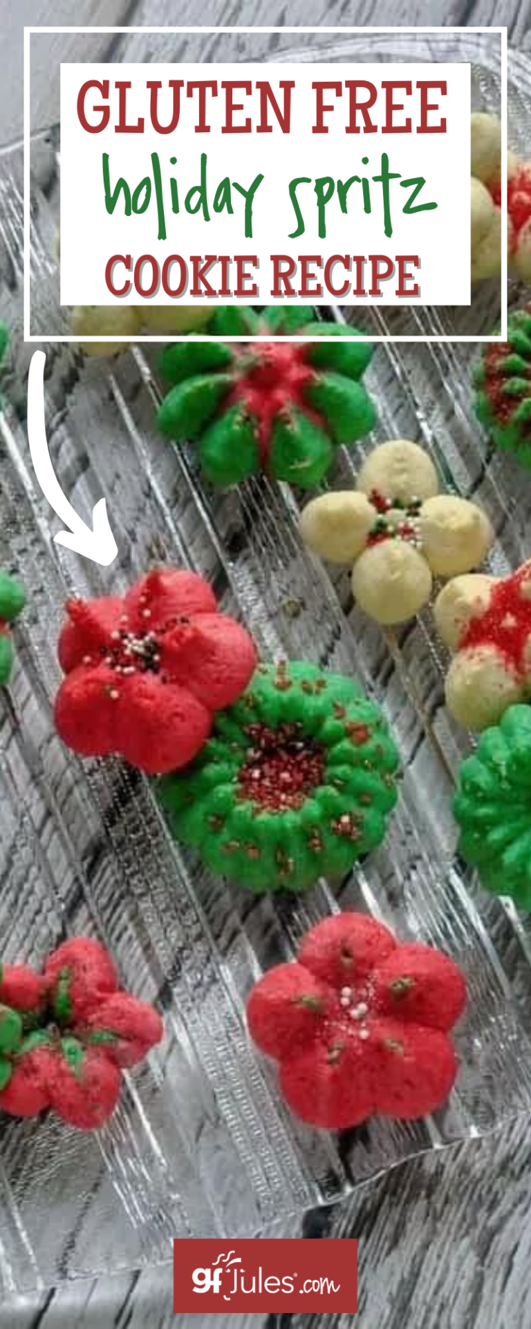 Gluten Free Spritz Cookies Recipe - the perfect holiday cookie from gfJules