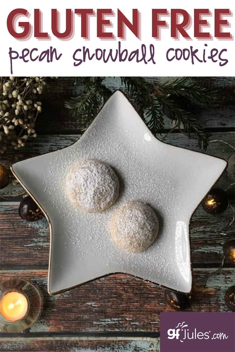 Gluten Free Pecan Snowball Cookies