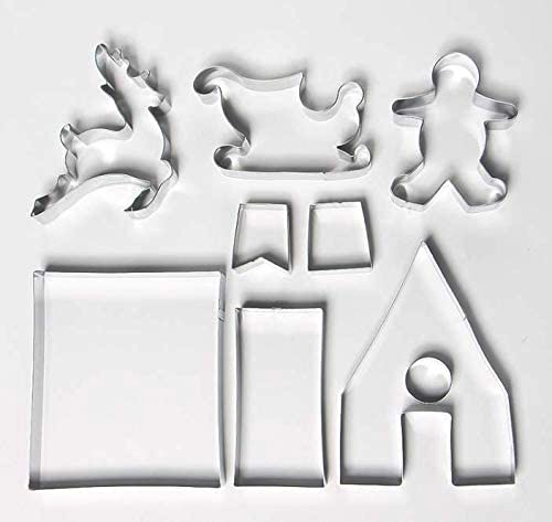 Gingerbread House Cookie Cutter Set
