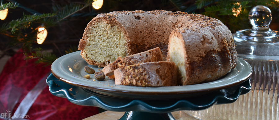 Christine's award-winning Gingerbread House Bundt Cake