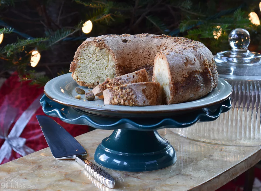 gluten free rum cake with tree | gfJules