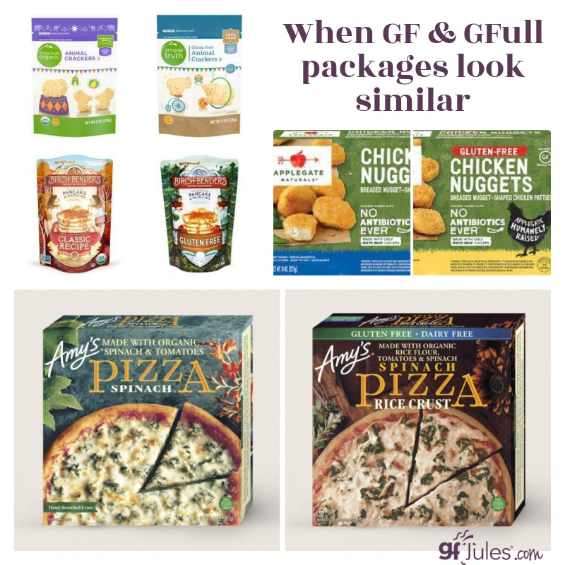 When Gluten Free and Gluten Full Packaging Looks Similar | gfJules