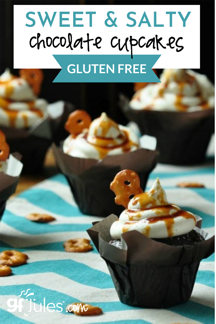 Gluten Free Salted Caramel Chocolate Cupcakes Recipe