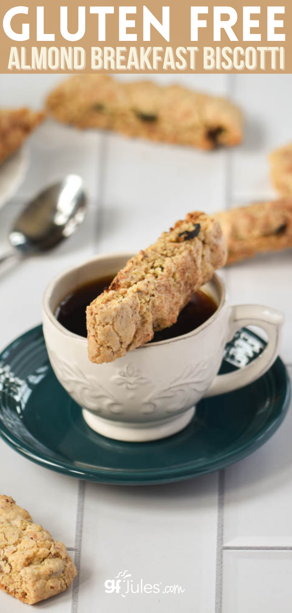 Gluten Free Almond Breakfast Biscotti