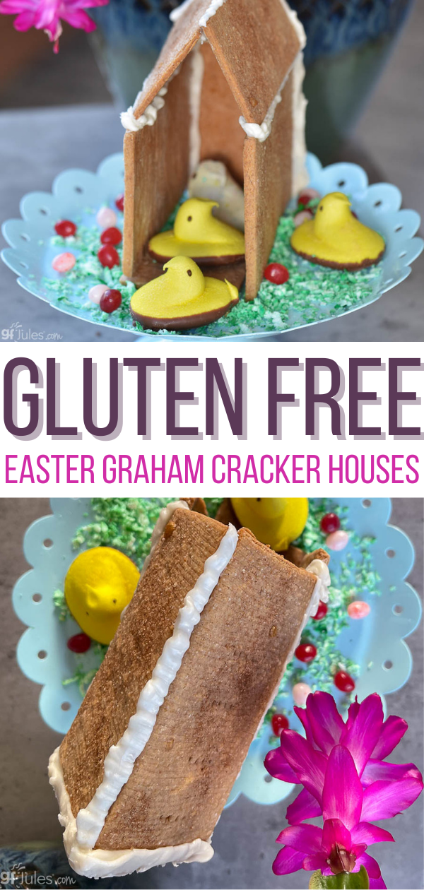 Gluten Free Easter Graham Cracker Houses