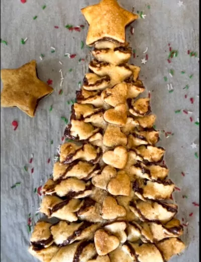 gluten free puff pastry christmas tree