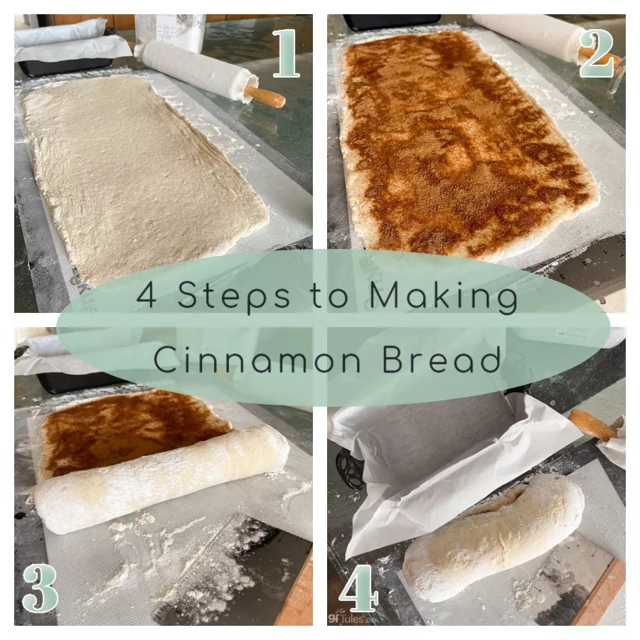 4 Steps to Making Gluten Free Cinnamon Bread | gfJules