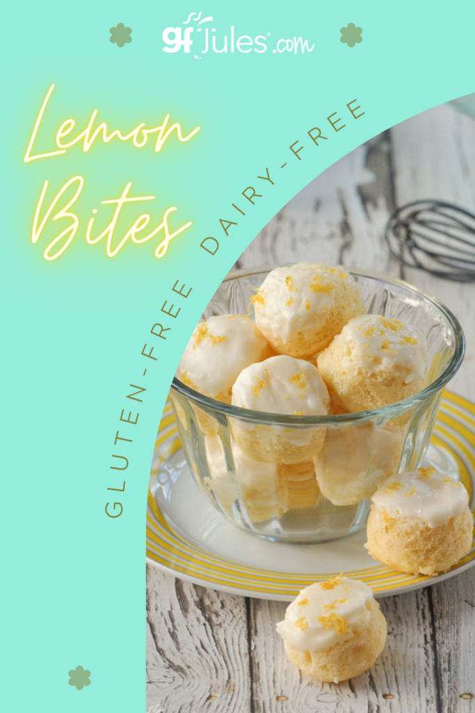Light and Cakey Gluten Free Lemon Bites | gfJules