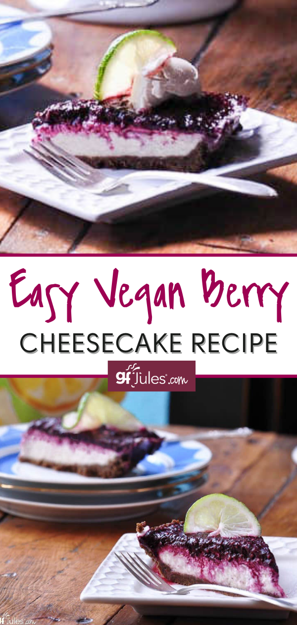 Easy Vegan Berry Cheesecake Recipe