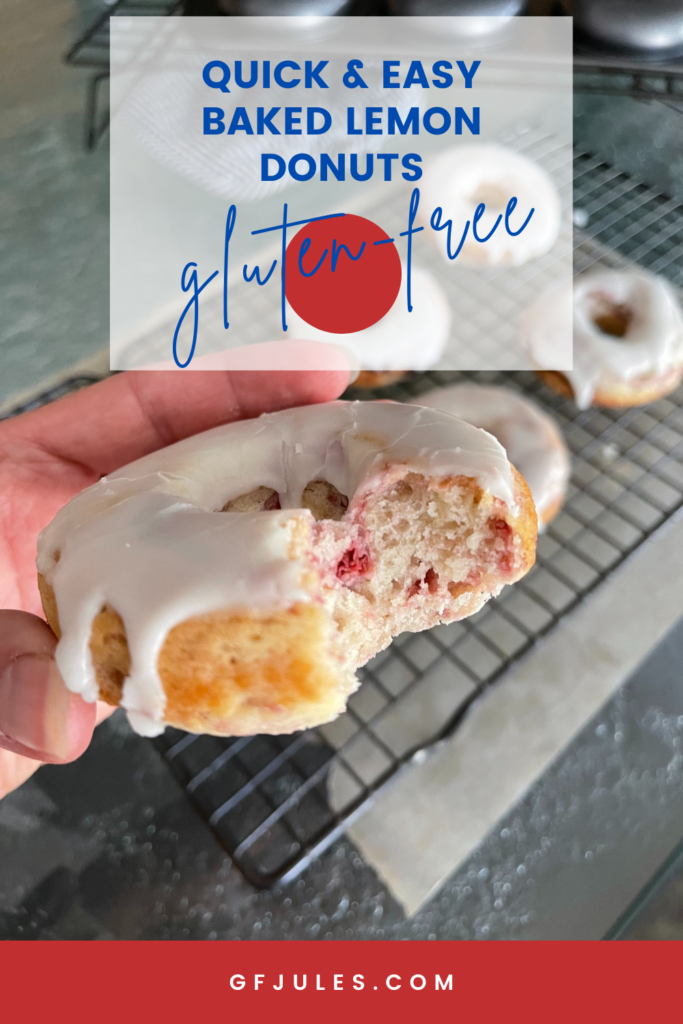 Quick and Easy Baked Gluten Free Lemon Donuts | gfJules
