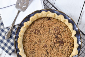 gluten free shoo fly pie on rack CU | gfJules